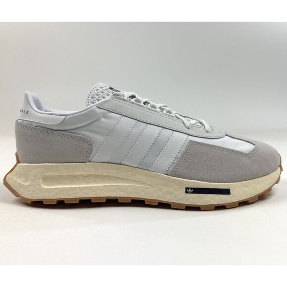 Adidas Retropy E5 Mens White Gray Gum Boost Shoes Sneakers Athletic H03075 - Picture 1 of 12